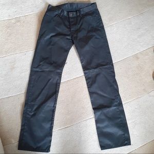 Men’s DIESEL Italy Black Shiny Jeans Size 31